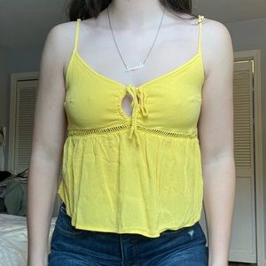 Hollister Eyelet Tank Top